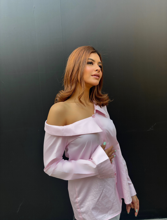 BARBIE ONE SHOULDER SHIRT