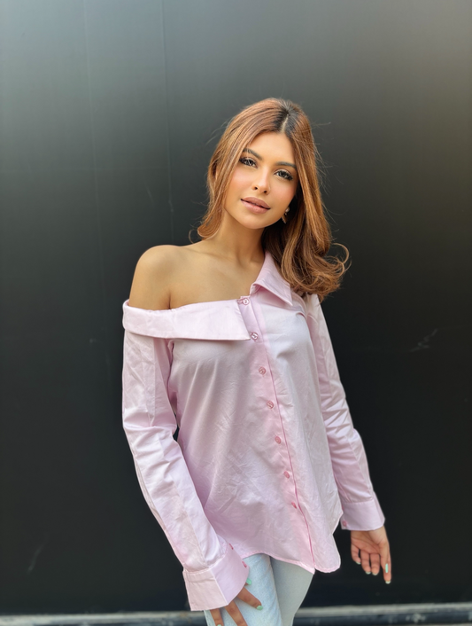 BARBIE ONE SHOULDER SHIRT