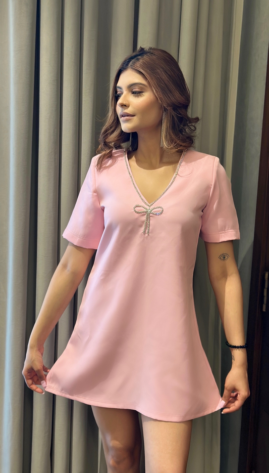 PINK BOW DRESS