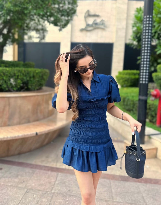 BREEZE RUFFLE DRESS